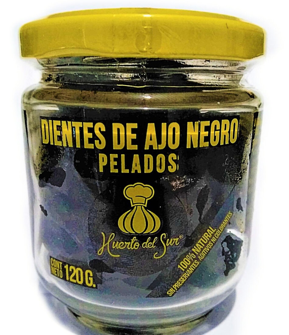 Dientes de Ajo Negro Pelados Huerto del Sur 120g