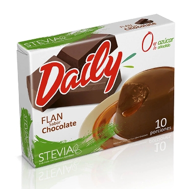 Flan Chocolate Stevia