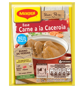Base Carne a la Cacerola -Maggi