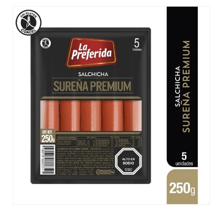 Salchicha Sureña Premium 250g